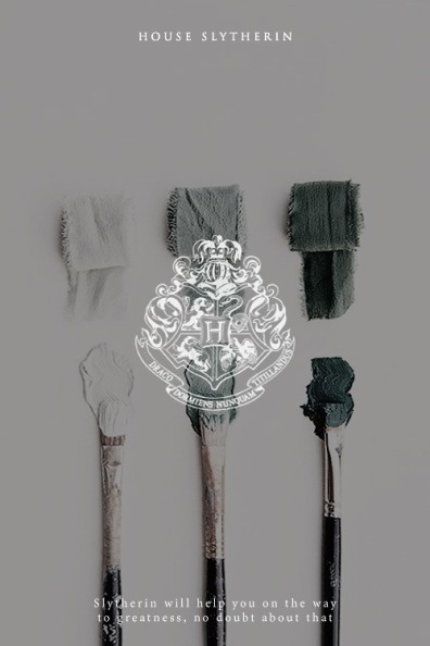 House Slytherin - Credits and Source: aly-naith.tumblr.com